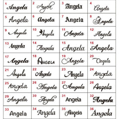 Personalized Custom Letter Necklace Custom Name Zircon - Name Necklace