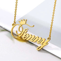 Personalized Custom Name Chain English Letter Fashion Necklace - Gold / 925silver - 7