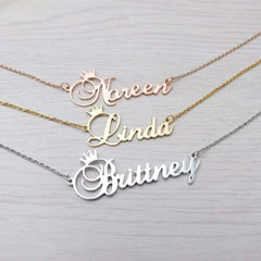 Personalized Custom Name Chain English Letter Fashion Necklace - Gold / 925silver - 7
