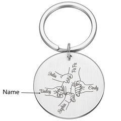 Personalized Father’s Day Keychain DIY Name - 7