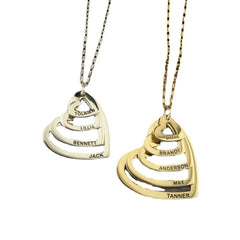 Personalized Multi-love Name Pendant Necklace - 7