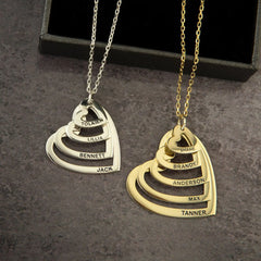 Personalized Multi-love Name Pendant Necklace - 7