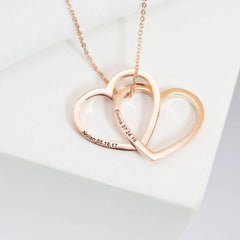 Personalized Name Stainless Steel DIY Necklace Jewelry - Rose Gold / Necklace Only - DIY Necklace