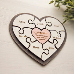 Personalized Name Wooden Puzzle Mother’s Day Gift - 7