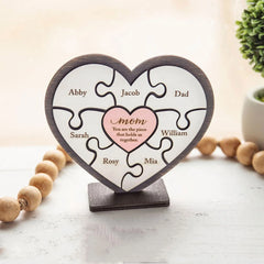 Personalized Name Wooden Puzzle Mother’s Day Gift - 7