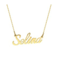 Personalized Net Red Hot Jewelry Fashion English Name Babygirl Letter Necklace - Gold - 7