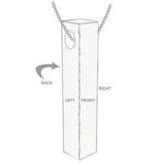 Personalized Stainless Steel Necklace Pendant - 7