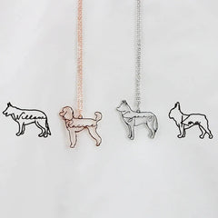Pet Memorial Name Pendant – Engraved Necklace for Pet Lovers - Necklace