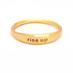 Private Name Pictured Custom Ring Gold Plated - Gold / number 10 - 7