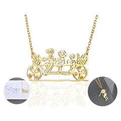 Rusty Steel Children’s Cartoon Hand-Drawn Graffiti Name Necklace - 7