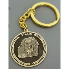 Silver Set Cat And Dog Photo Pet Necklace Name Titanium Steel - 7