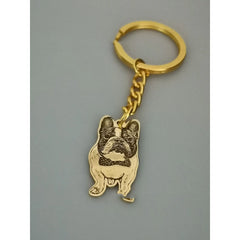 Silver Set Cat And Dog Photo Pet Necklace Name Titanium Steel - 7