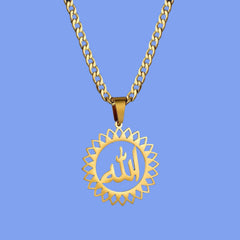 Stainless Steel DIY Arabic Name Necklace Personality - Style6 / Golden - 7