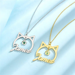 Stainless Steel English Name Necklace - 7