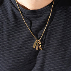 Stainless Steel English Name Necklace Personalized DIY Fashion Necklace - 7