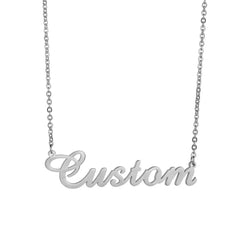 Stainless Steel Name Letter Clavicle Necklace Female Pendant - 7