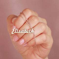 Stainless Steel Necklace Name Manufacturers Can Choose Fonts - 7