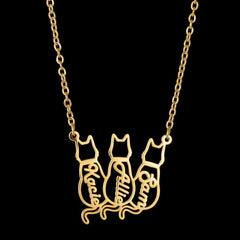 Stainless Steel Necklace With Creative And Minimalist Name - 7