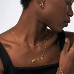 Stainless Steel Personalized Name Necklace - 7