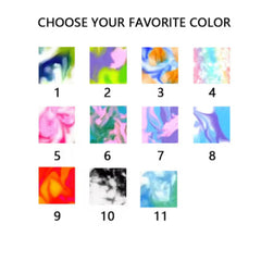 Tie Dye Name Necklace Adjustable - 7