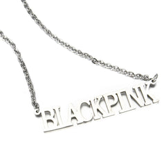 Women Jewelry Chain Pendant Necklace Stainless Steel 18k Gold Plated Name Plate - Name Necklace