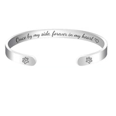 Women’s Fashion Personalized Stainless Steel Bracelet - Steel - 7