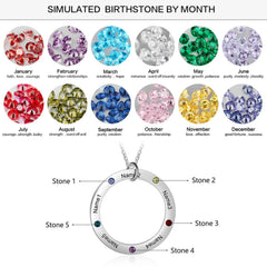 Women’s Fashion Sterling Silver Personalised Pendant Necklace - 7