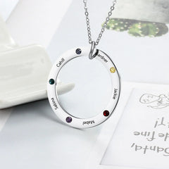 Women’s Fashion Sterling Silver Personalised Pendant Necklace - 7
