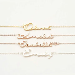 Women’s Personalized Name 18k Gold Necklace - Necklace