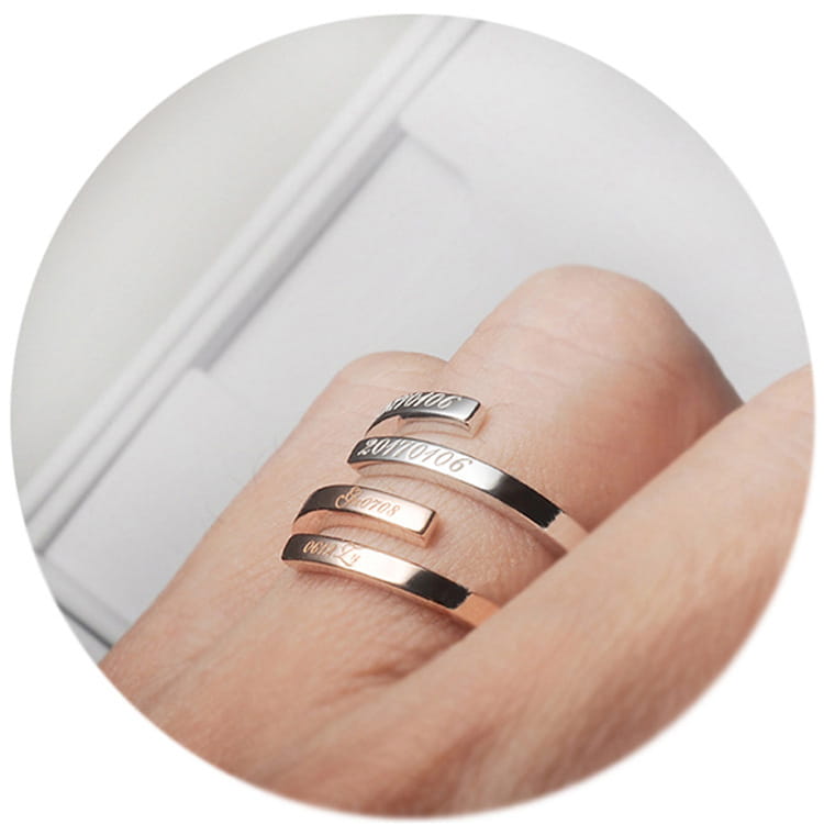 Personalized Double Name Gold Ring for Unique Jewelry Moments