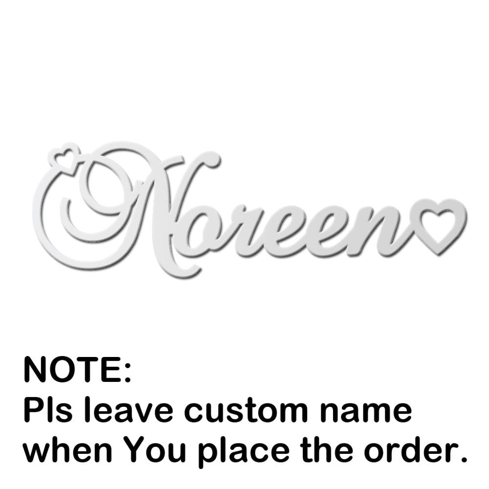 Custom Full Diamond Name Letter Necklace in Fashionable Style