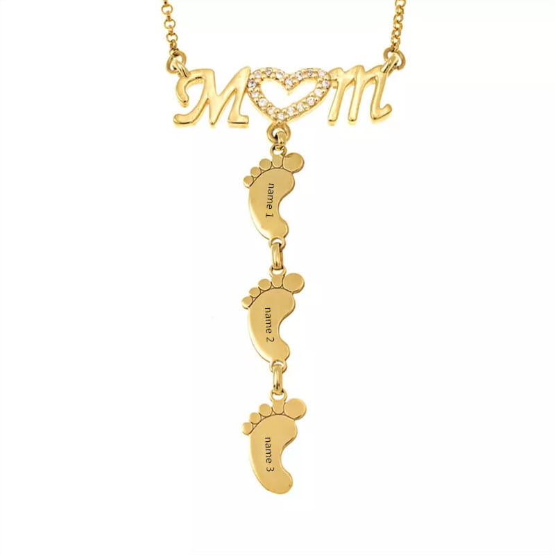Personalized Stainless Steel Necklace for Mother’s Day Jewelry