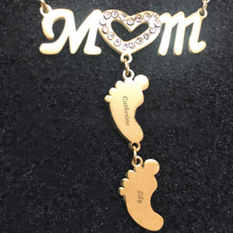 Personalized Stainless Steel Necklace for Mother’s Day Jewelry
