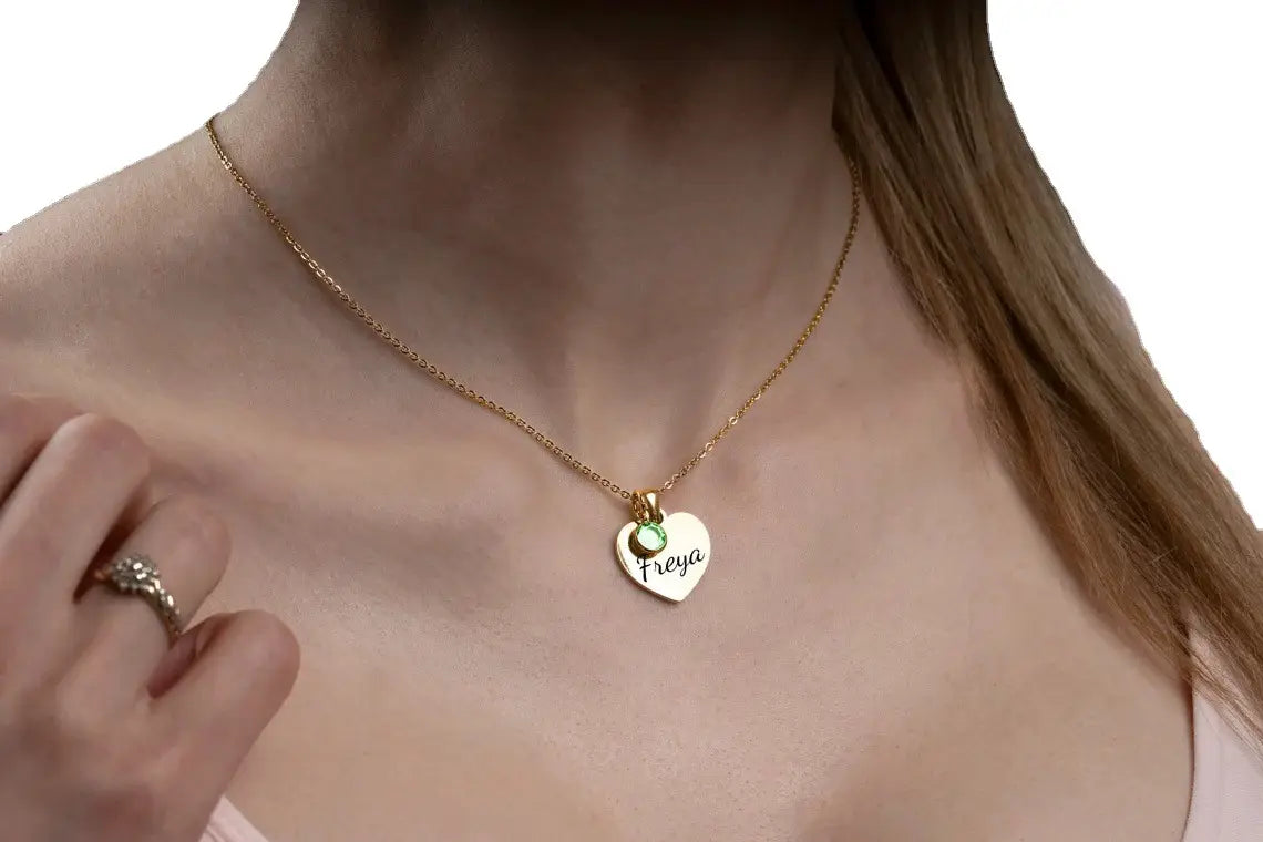 Personalized Gold Alphabet Necklace for Stylish Women