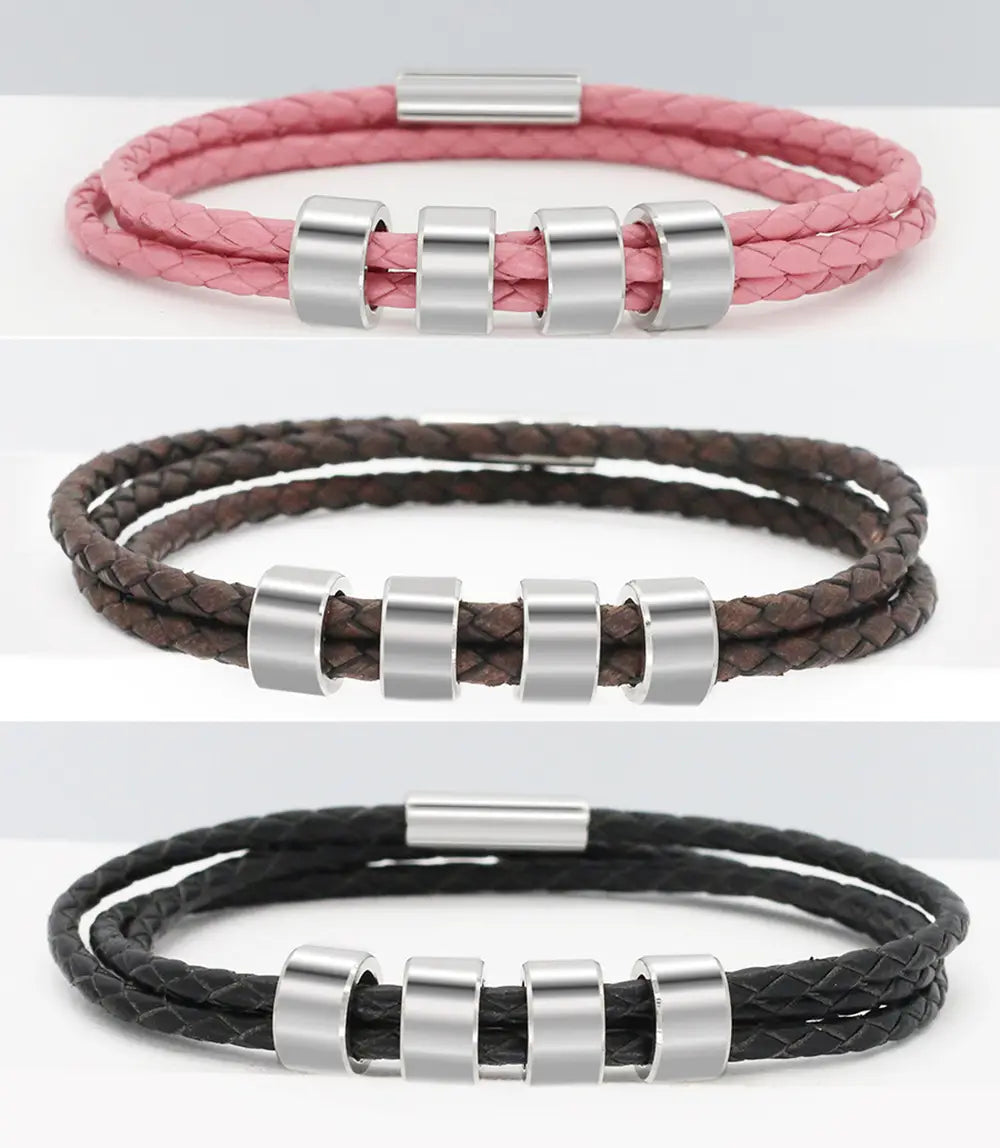 Personalized Multi-Layered Bracelets for Stylish Women