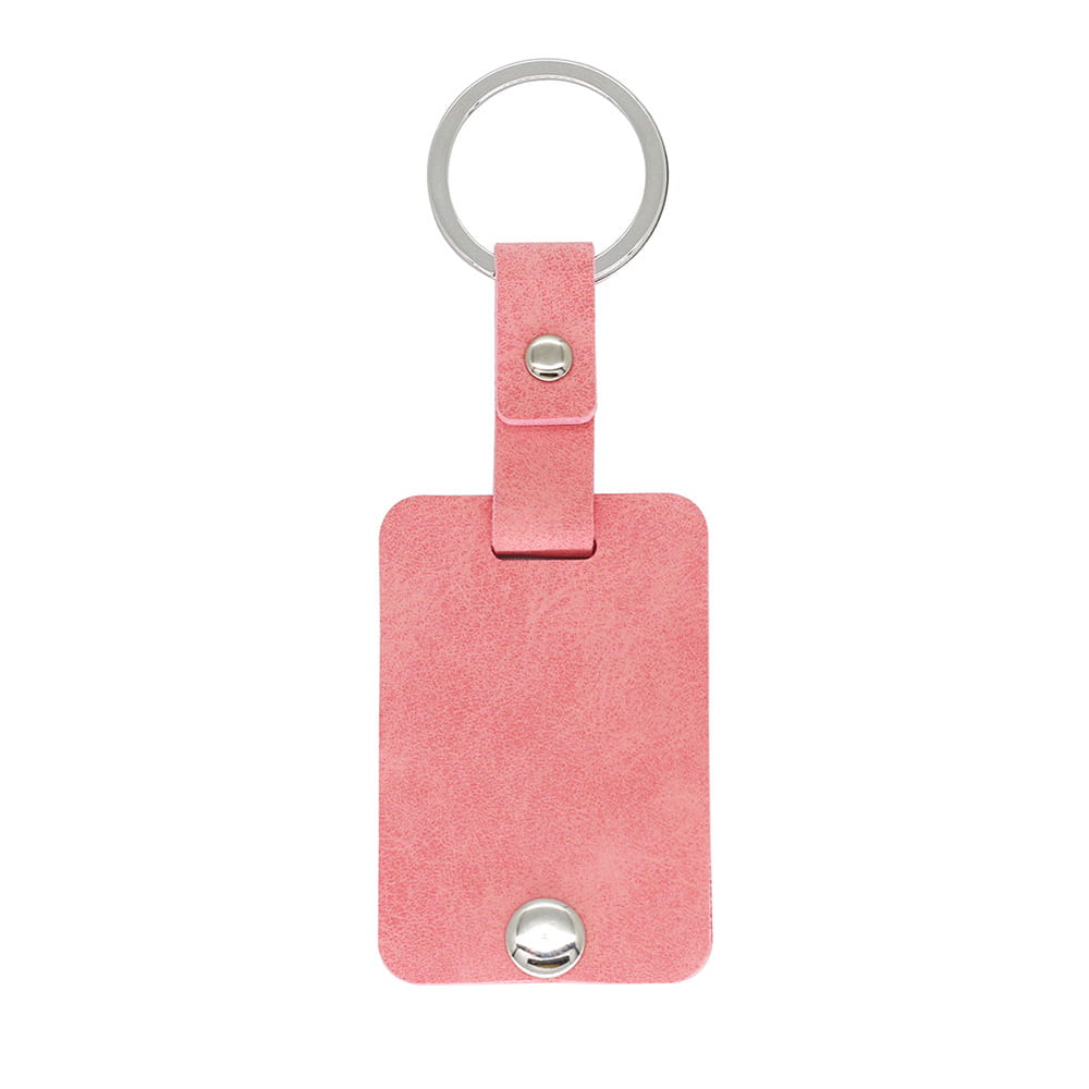 Personalized Leather Keychain with Custom Acrylic Photo