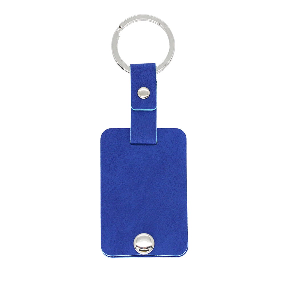 Personalized Leather Keychain with Custom Acrylic Photo