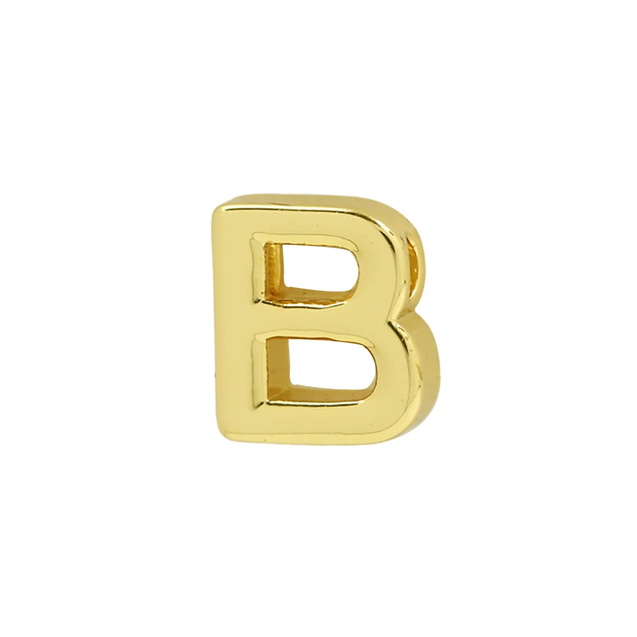 18K Gold Glossy 26 Diy English Name Necklace - B