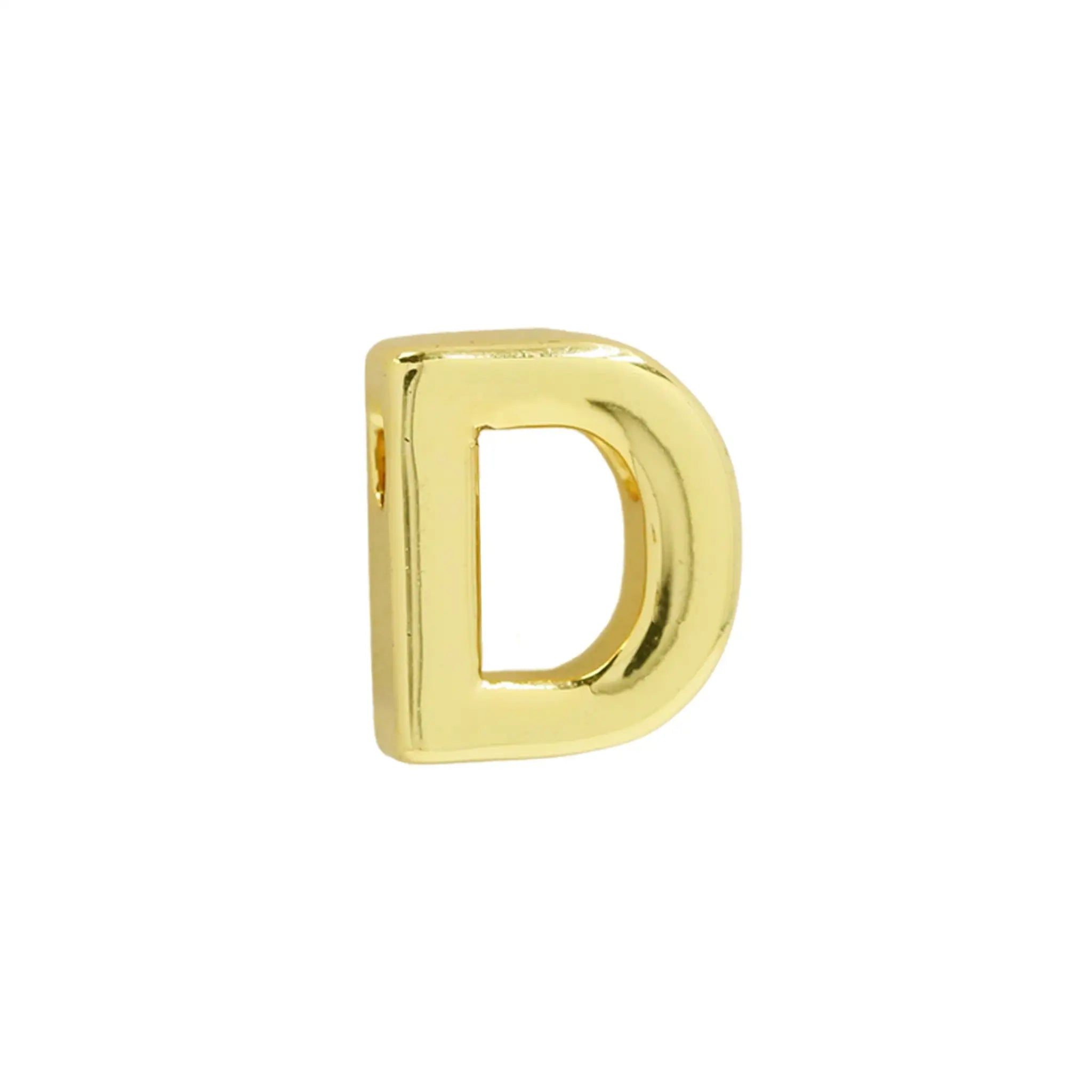 18K Gold Glossy 26 Diy English Name Necklace - D