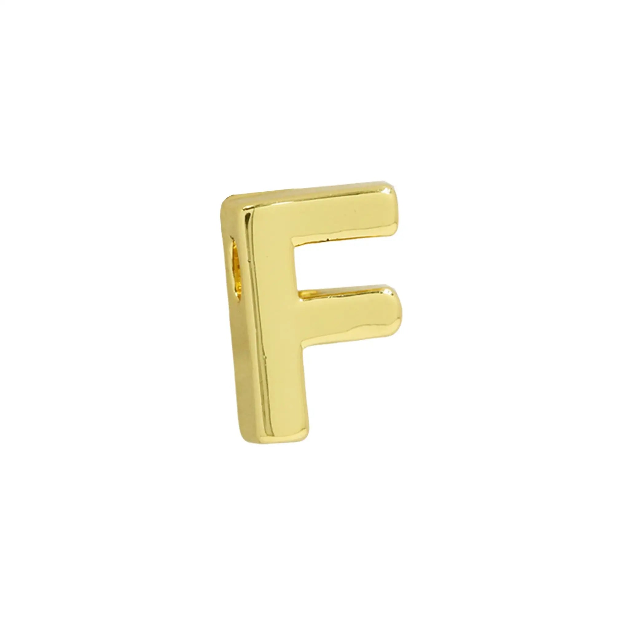 18K Gold Glossy 26 Diy English Name Necklace - F