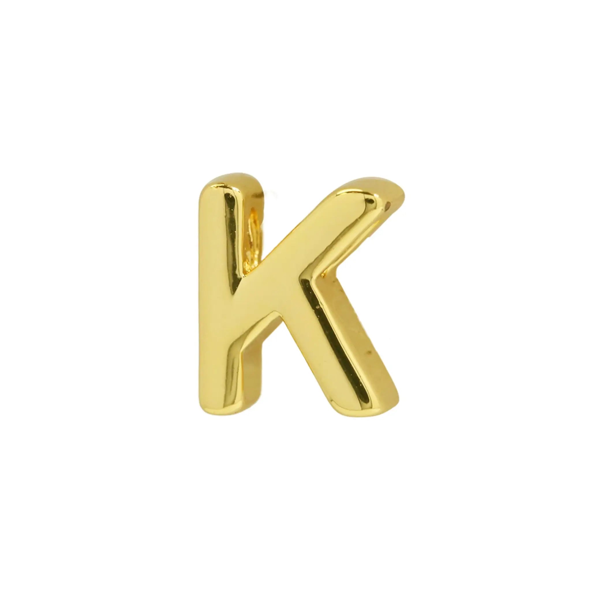 18K Gold Glossy 26 Diy English Name Necklace - K