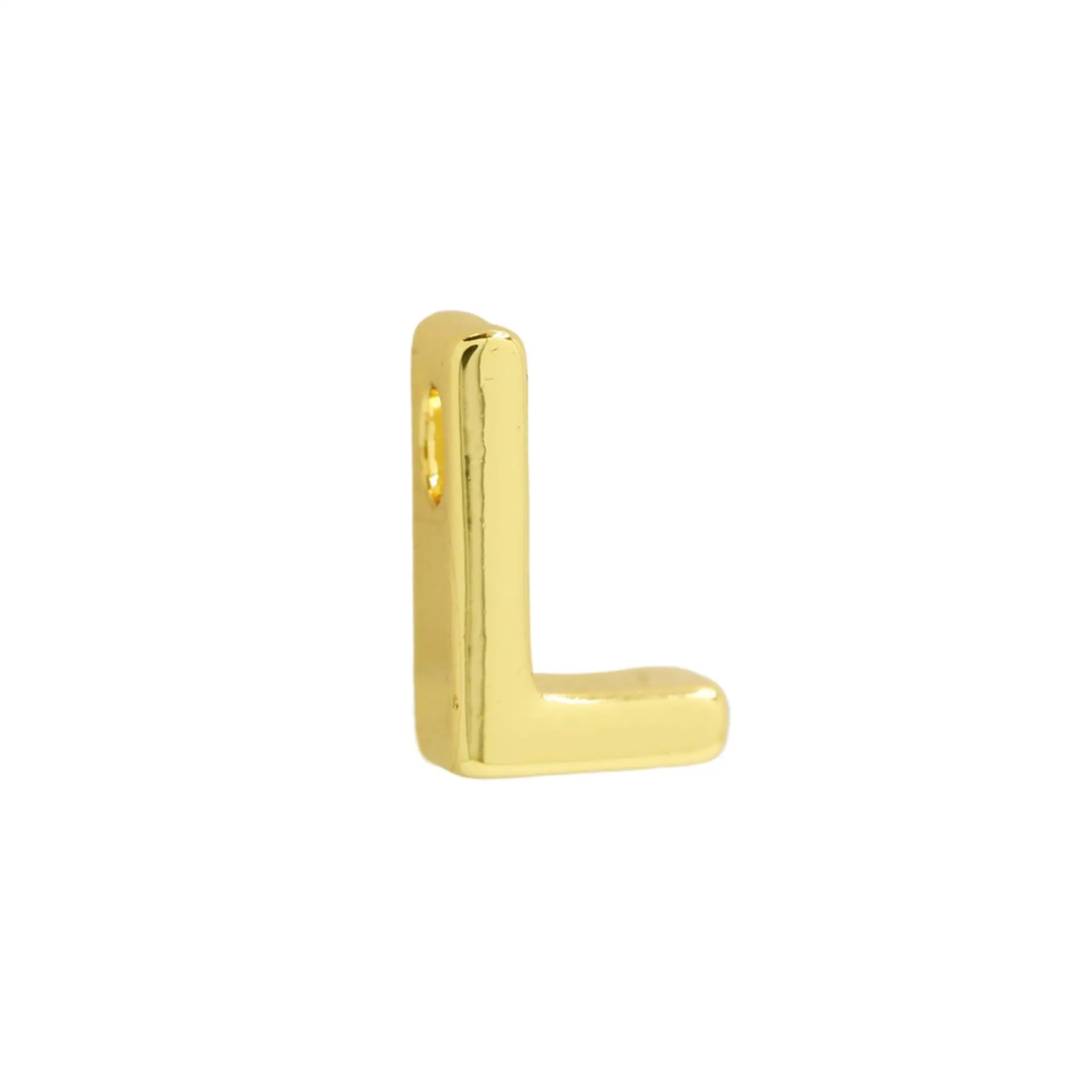 18K Gold Glossy 26 Diy English Name Necklace - L