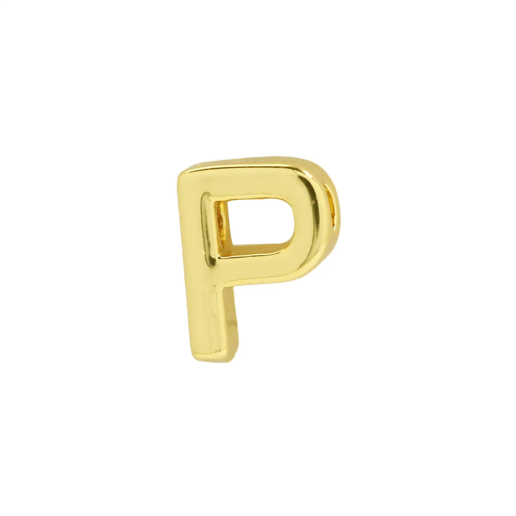 18K Gold Glossy 26 Diy English Name Necklace - P