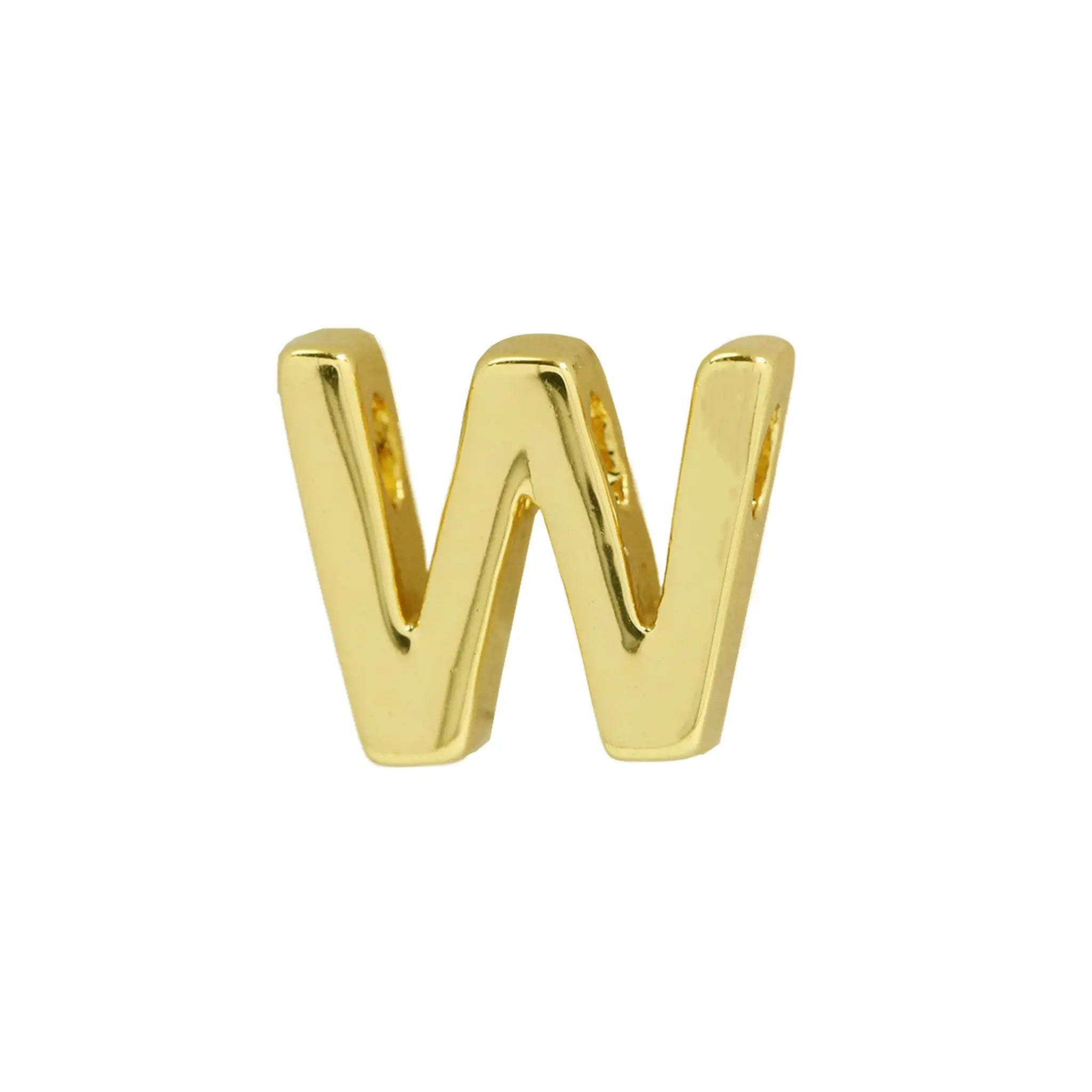 18K Gold Glossy 26 Diy English Name Necklace - W