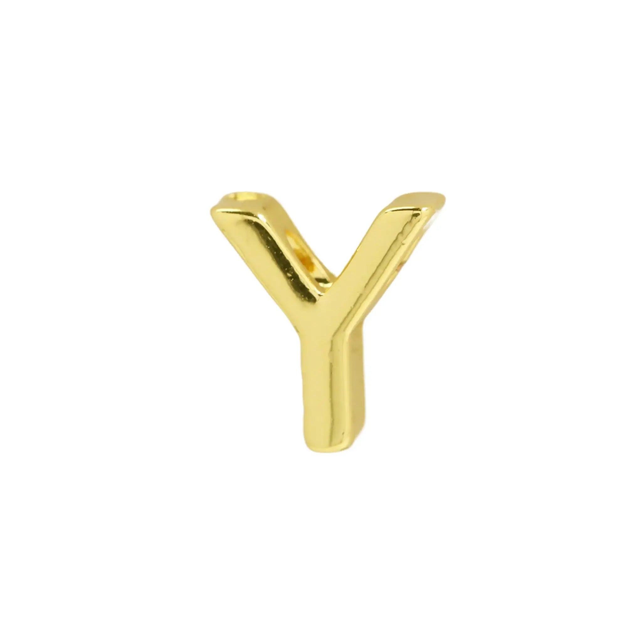 18K Gold Glossy 26 Diy English Name Necklace - Y