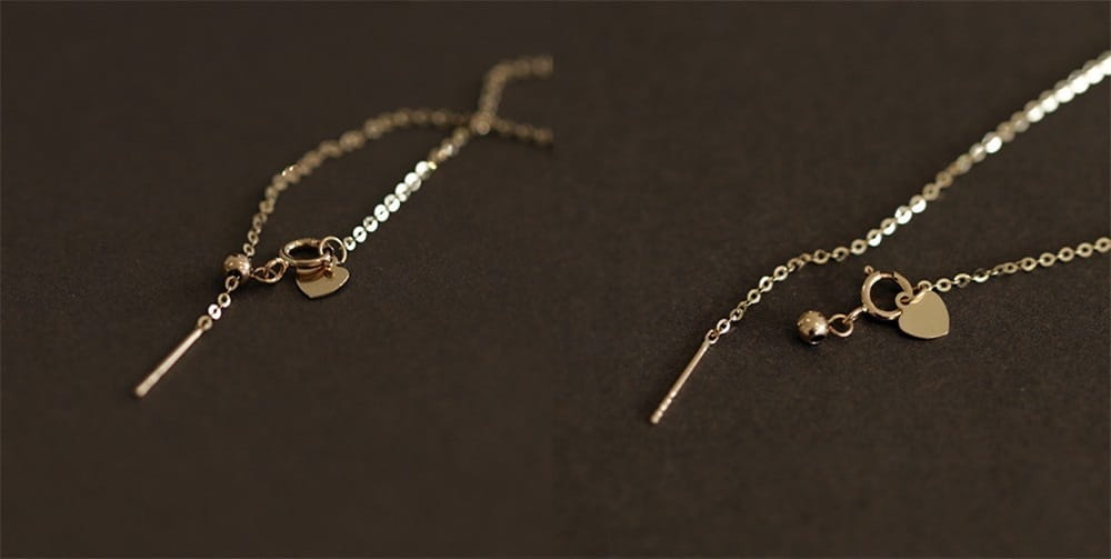 Wenlian Single English Letter Necklace in S925 Sterling Silver