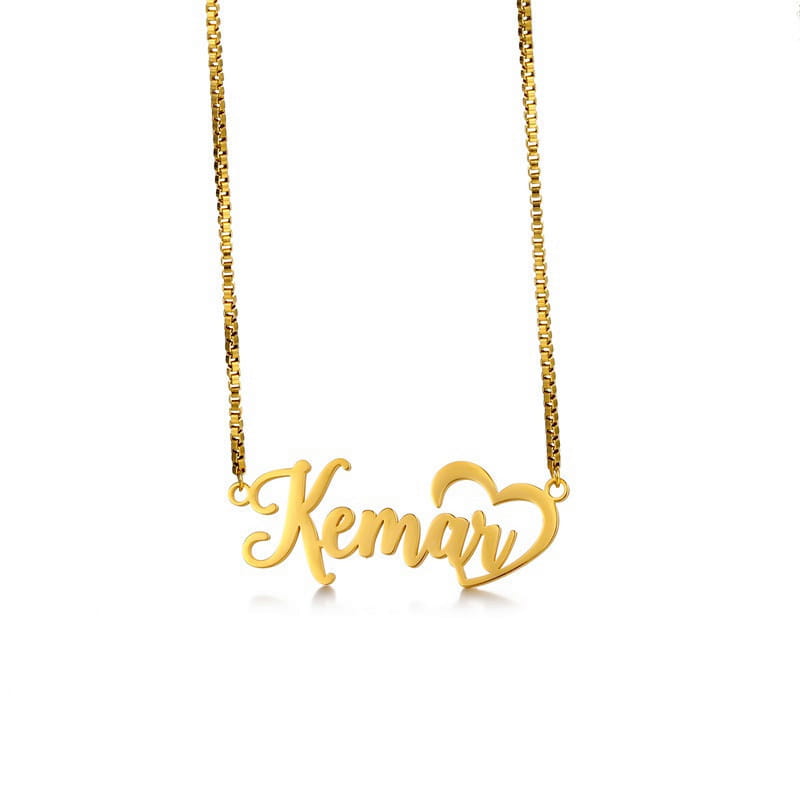 Fashionable Stainless Steel Name Necklace for Stylish Jewelry Lovers