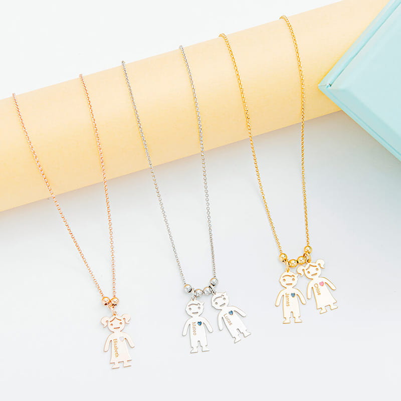 Personalized Custom Necklace with 40cm Matching Chain