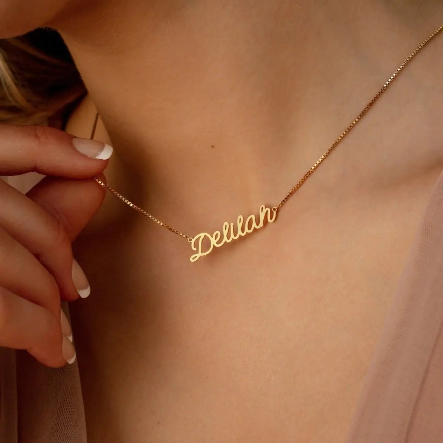 Custom Name Stainless Steel Necklace for Stylish Women