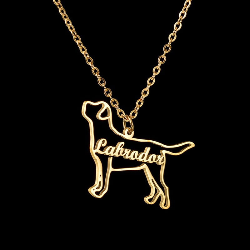 Personalized Stainless Steel Name Necklace in Rose Gold or Gold